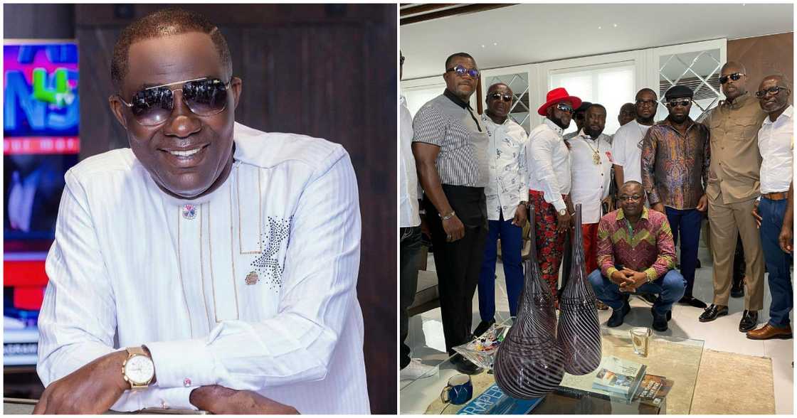 Osei Kwame Despite and his friends Osei Kwame Despite and his friends