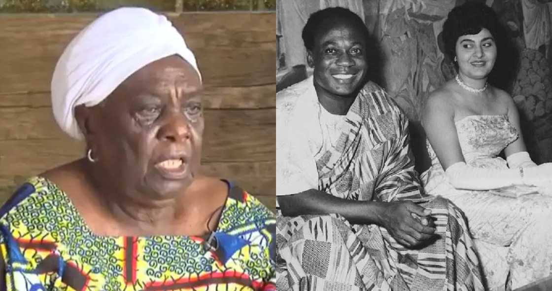 Madam Emma Florence Yaa Adinyira Amedahe, the former lady-in-waiting to Dr Kwame Nkrumah's wife Madam Emma Florence Yaa Adinyira Amedahe, the former lady-in-waiting to Dr Kwame Nkrumah's wife