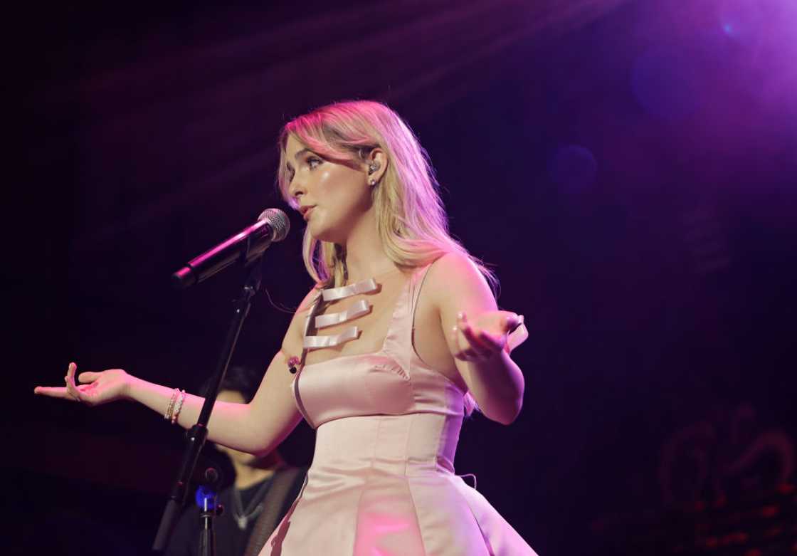 Mckenna Grace during a music performance Mckenna Grace during a music performance