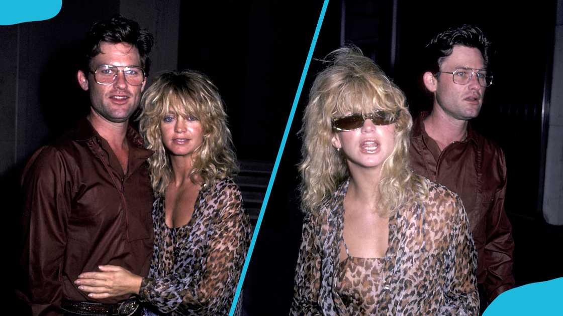 Actor Kurt Russell and actress Goldie Hawn leave the Carlyle Hotel for a night out in 1983. Actor Kurt Russell and actress Goldie Hawn leave the Carlyle Hotel for a night out in 1983.
