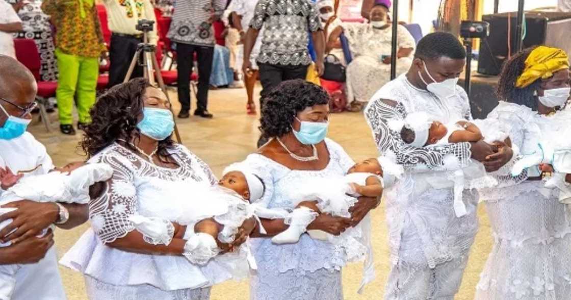 Ghanaian couplesin Tema give to five babies after years of trying Ghanaian couplesin Tema give to five babies after years of trying