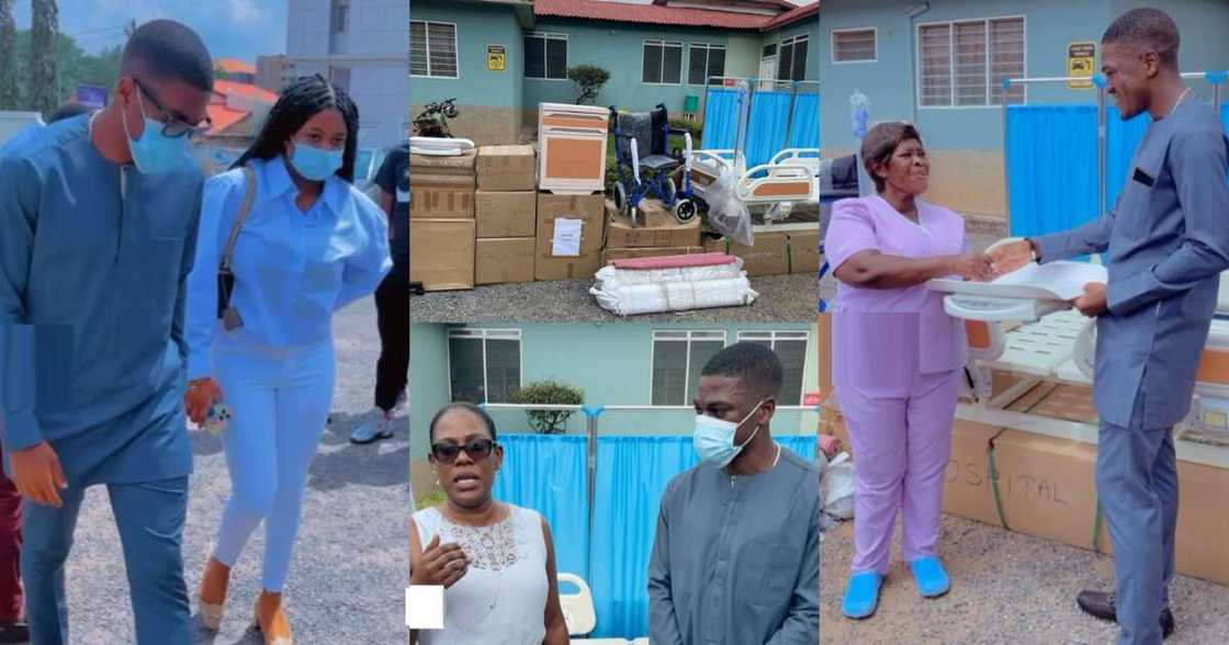 Sharaf: Mahama' Son Donates To North Legon Hospital On his 24th Birthday Sharaf: Mahama' Son Donates To North Legon Hospital On his 24th Birthday