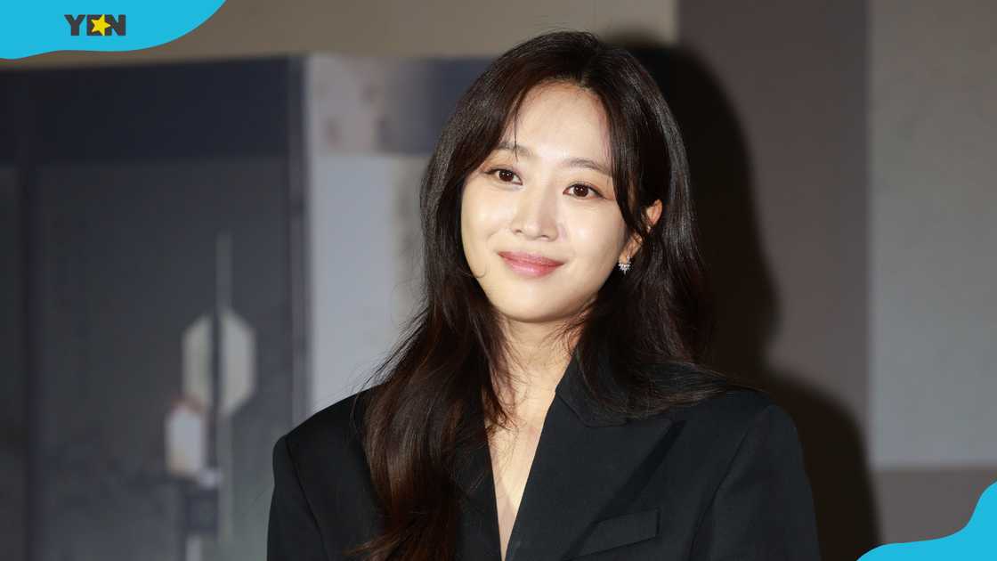 Jo Bo-ah attends the Netflix series "Dear Hongrang" press conference at the Ramada Seoul Sindorim Hotel. Jo Bo-ah attends the Netflix series "Dear Hongrang" press conference at the Ramada Seoul Sindorim Hotel.