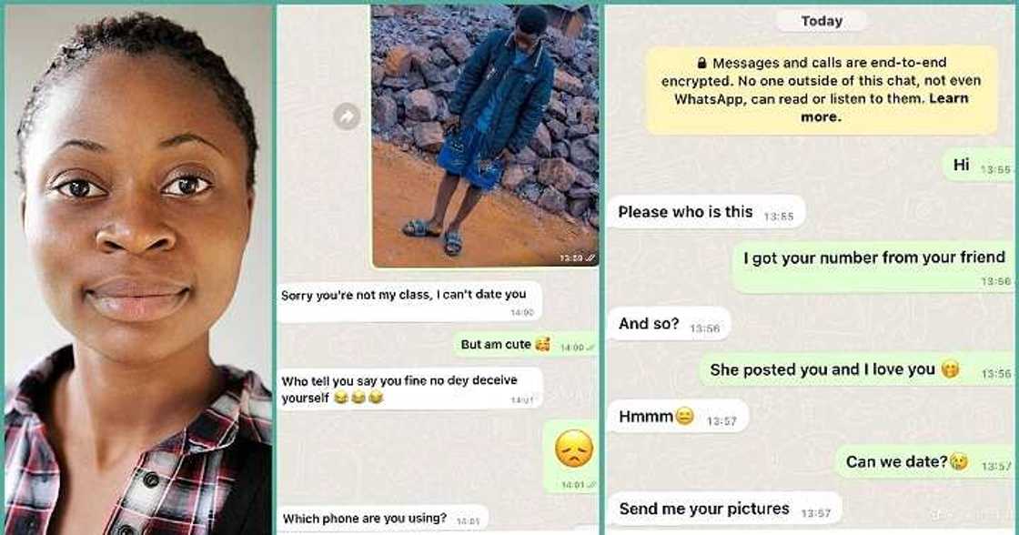 Whataspp chats between Nigerian lady and an admirer goes viral Whataspp chats between Nigerian lady and an admirer goes viral