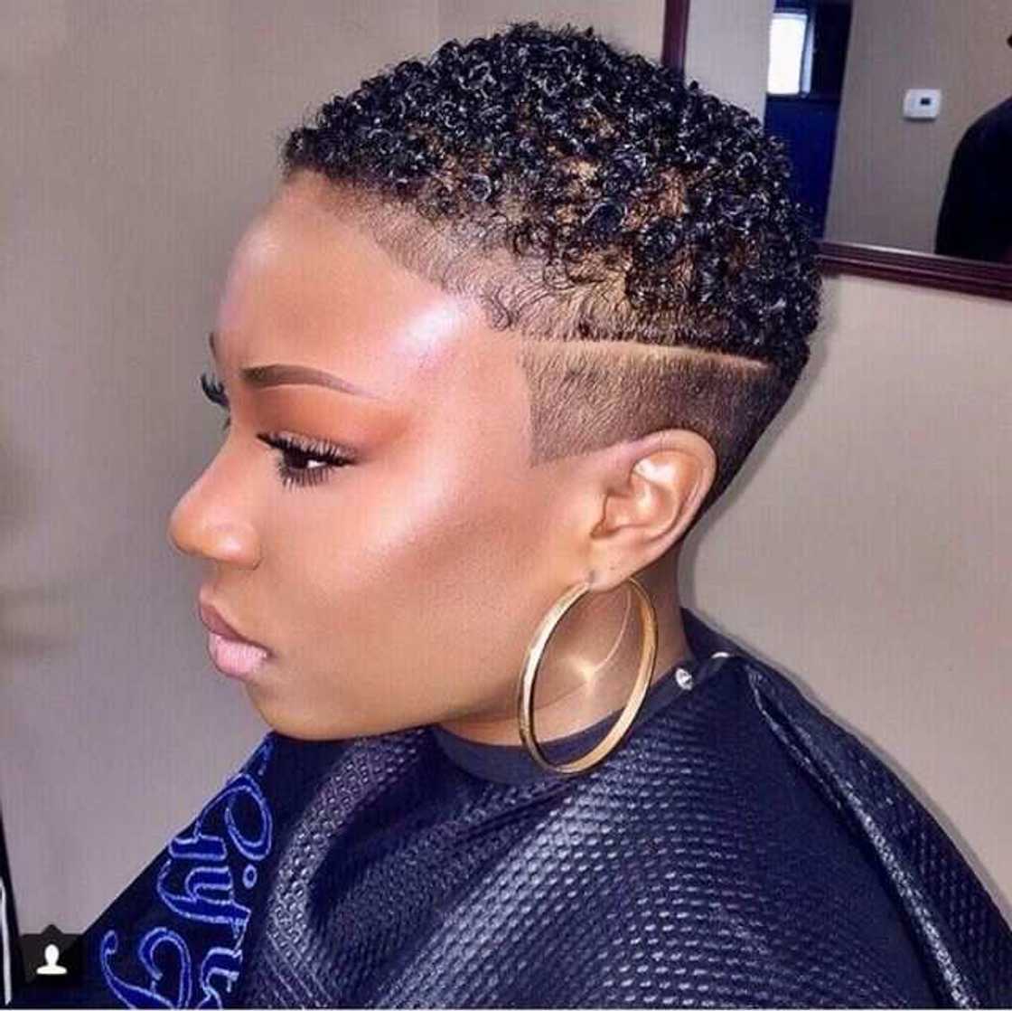 short natural haircuts for black women