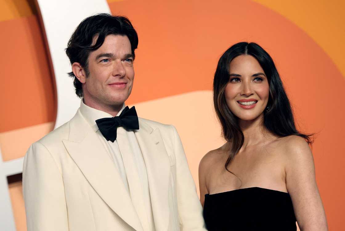 John Mulaney and Olivia Munn spotted at the Vanity Fair Oscar Party John Mulaney and Olivia Munn spotted at the Vanity Fair Oscar Party