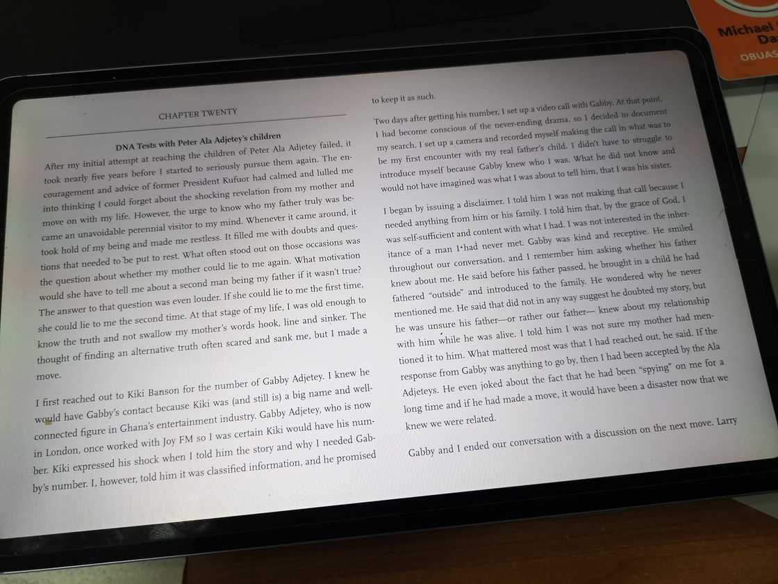 A snippet of Yvonnel Nelson's book on Kindle