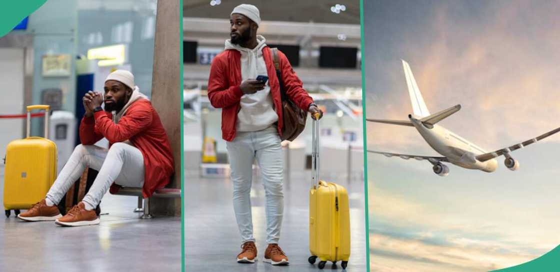 Man deported from Canada immediately after arrival. Man deported from Canada immediately after arrival.