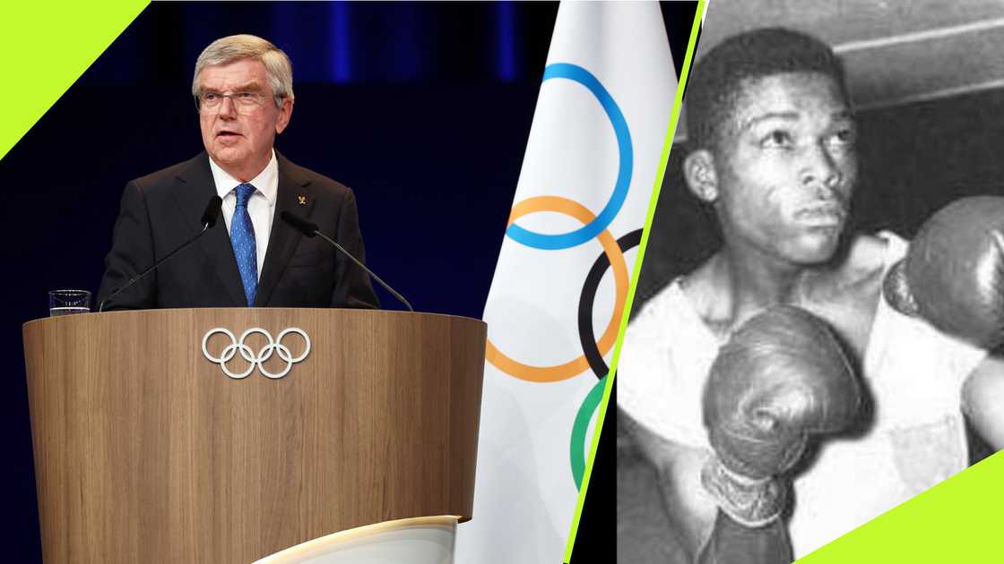 Olympics President Pays Emotional Tribute to Ghana's First Boxing Medalist Ike Quartey