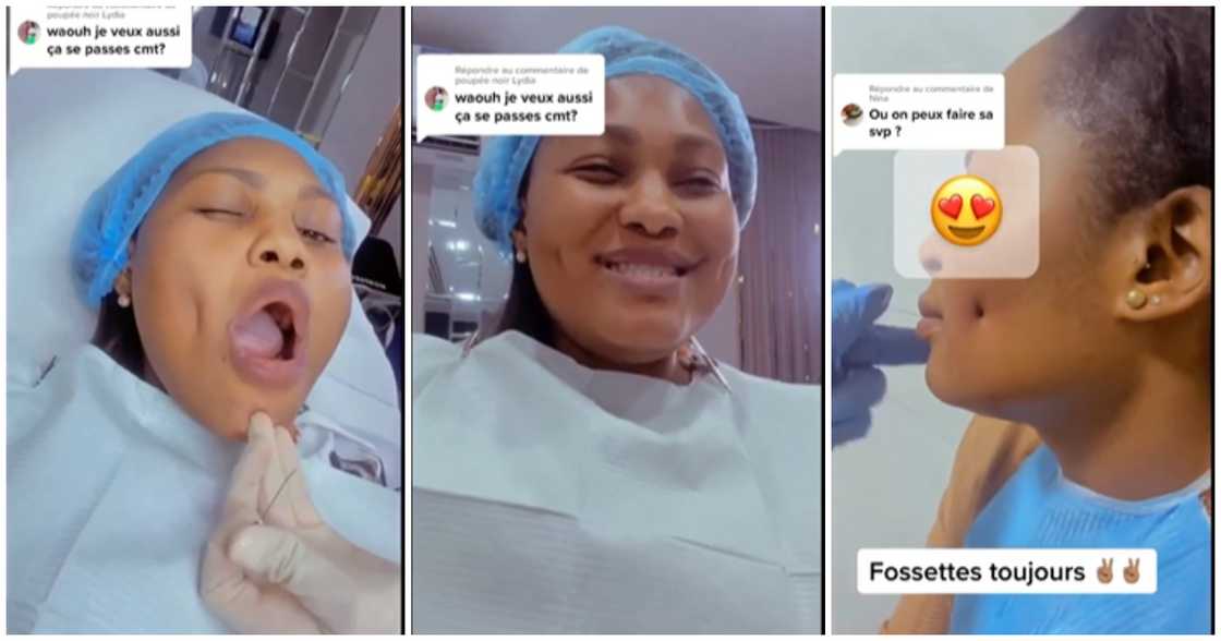 Lady undergoes surgery for artificial dimple Lady undergoes surgery for artificial dimple