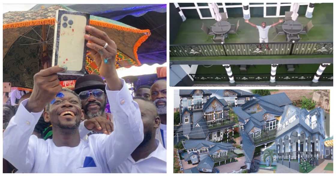 Agya Koo displays iPhone 13 gift, heartfelt thank you message after birthday wishes Agya Koo displays iPhone 13 gift, heartfelt thank you message after birthday wishes