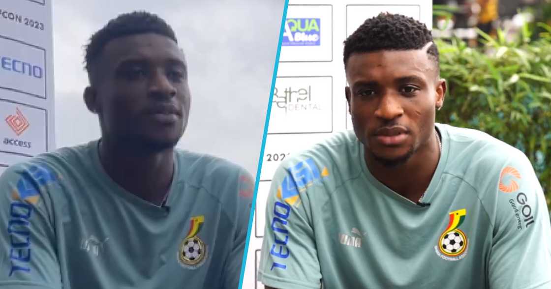 Photos of Mohammed Kudus. Photos of Mohammed Kudus.