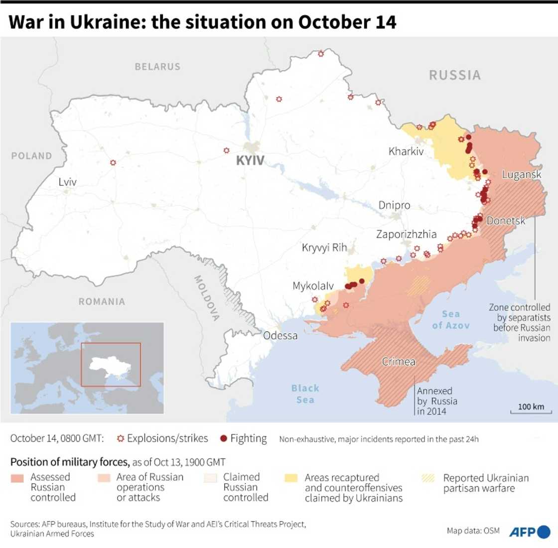 War in Ukraine: the situation on October 14 War in Ukraine: the situation on October 14