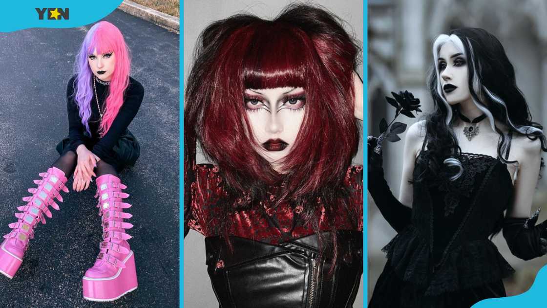 Pastel goth, Industrial goth, and Romantic goth are different types of goth styles Pastel goth, Industrial goth, and Romantic goth are different types of goth styles