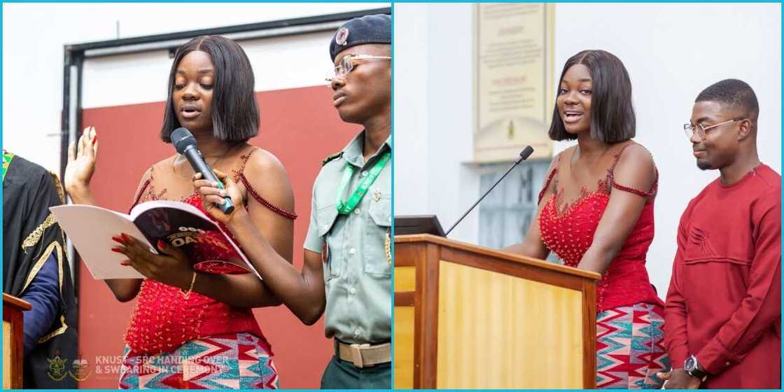 First female SRC president of KNUST sworn into office First female SRC president of KNUST sworn into office