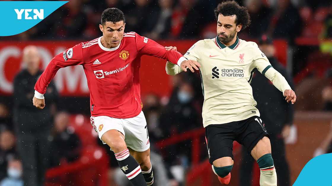 Mohamed Salah, Cristiano Ronaldo, football idol, Manchester United, Liverpool, Al Nassr.