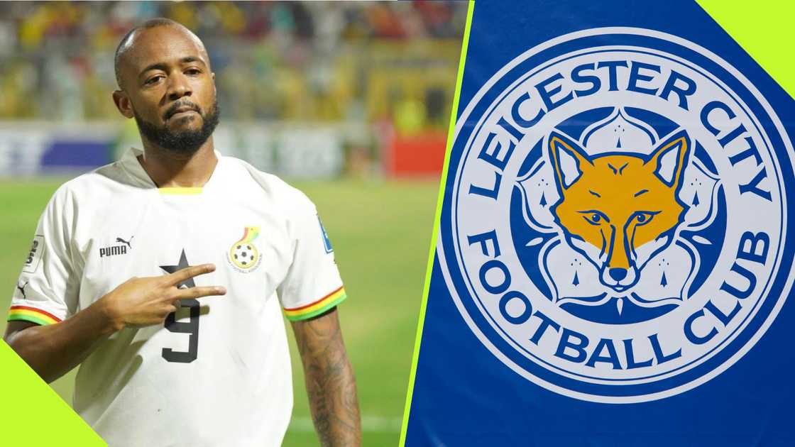 Leicester City praised their star forward Jordan Ayew after his goal for Ghana in the AFCON qualifiers.