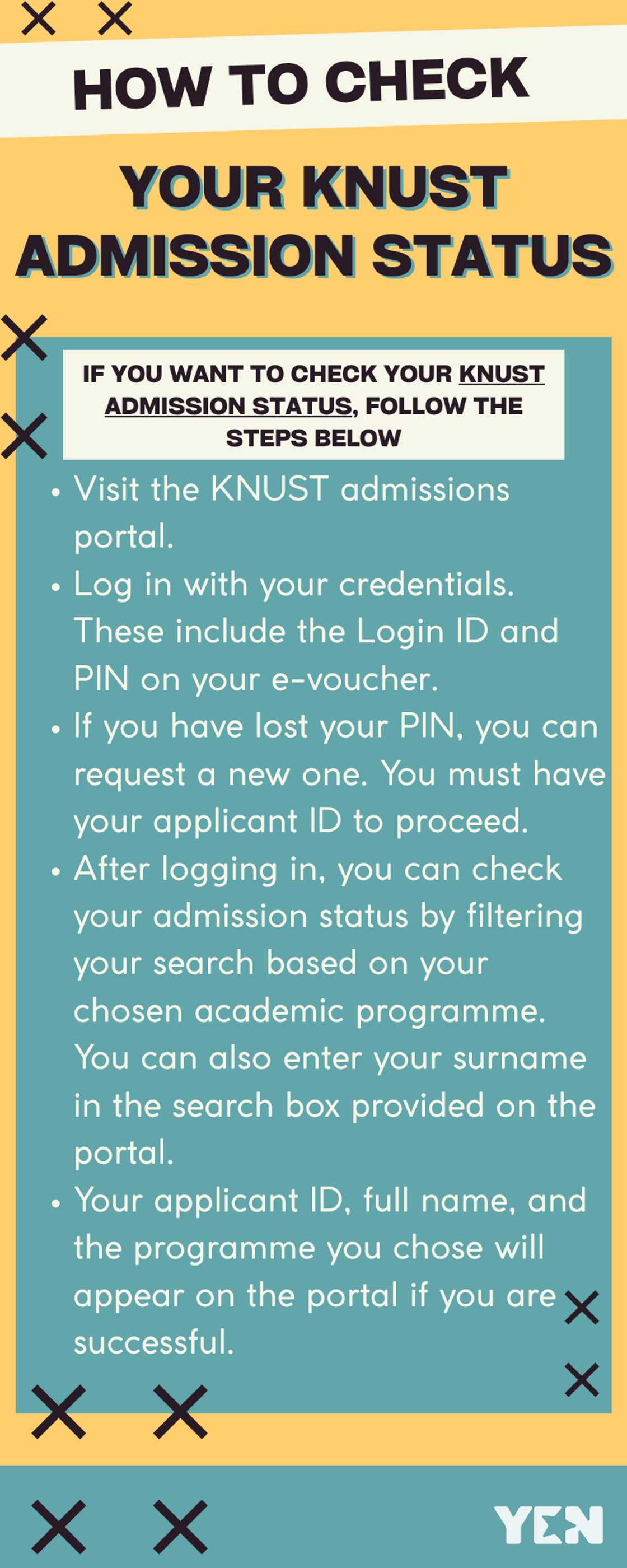 How to check your KNUST admission status How to check your KNUST admission status