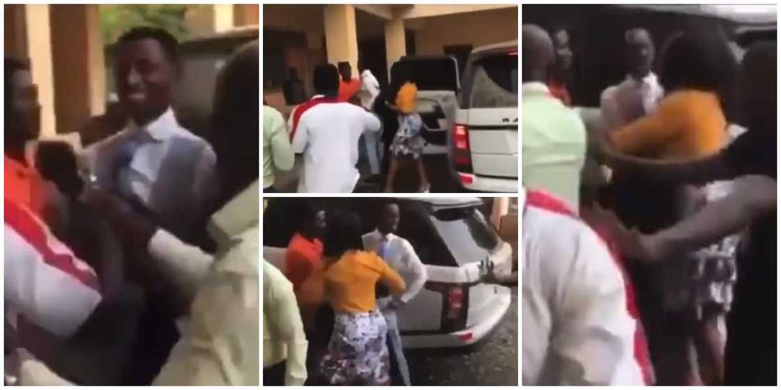 Video shows moment church members fight pastor for buying new car, demand for their tithes to be returned Video shows moment church members fight pastor for buying new car, demand for their tithes to be returned
