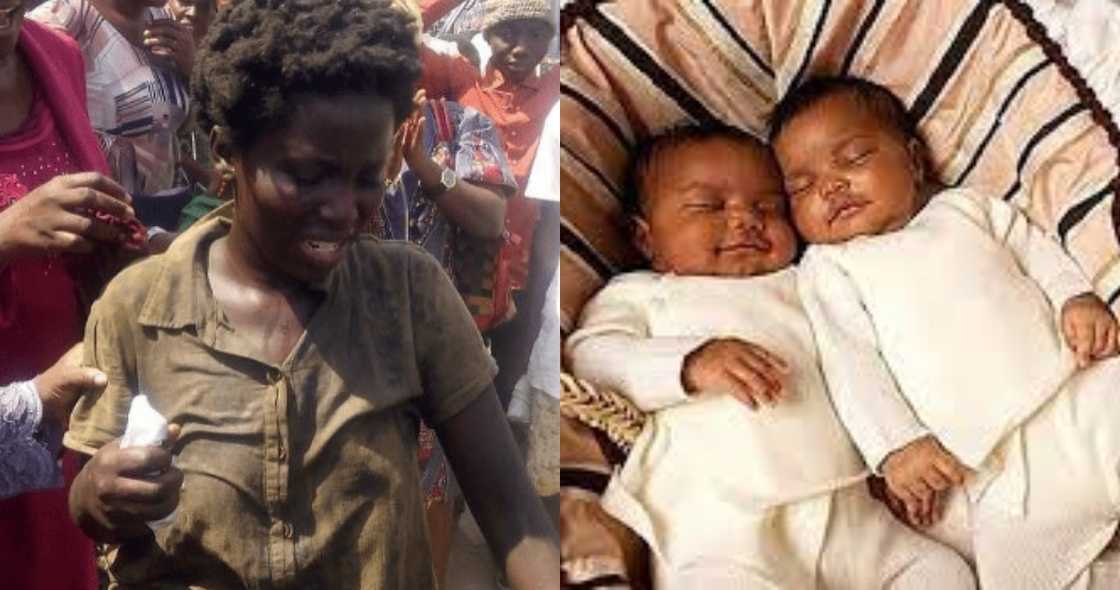 Beautiful mentally challenged woman gives birth to twins after off-duty nurse rescued her Beautiful mentally challenged woman gives birth to twins after off-duty nurse rescued her