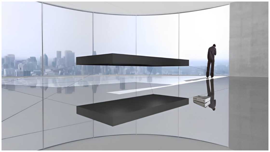 Floating Bed in display Floating Bed in display