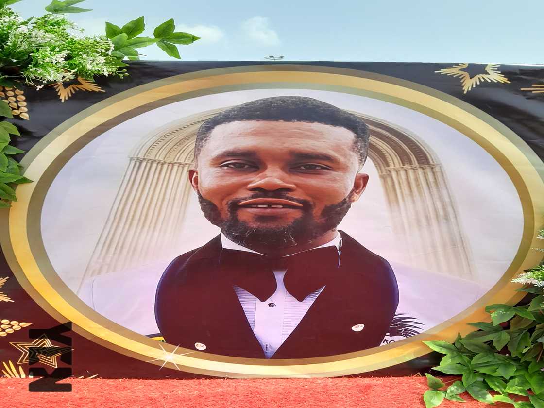 A portrait of the late Asante Kotoko supporter Francis Yaw Frimpong aka Pooley at his one week observation event held at Heroes Park at Babayara Sports Stadium on Sunday, February 16 A portrait of the late Asante Kotoko supporter Francis Yaw Frimpong aka Pooley at his one week observation event held at Heroes Park at Babayara Sports Stadium on Sunday, February 16