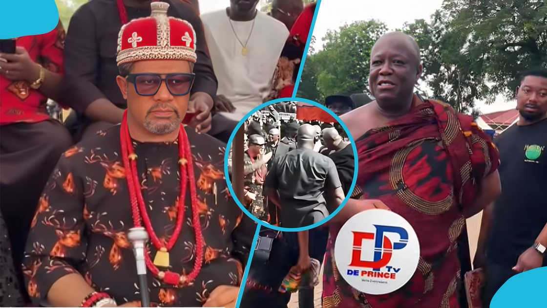 Igbo King, Otumfuo, Otumfuo's linguist, Asantehemaa's funeral, Igbo King and Otumfuo's linguist, Ghana