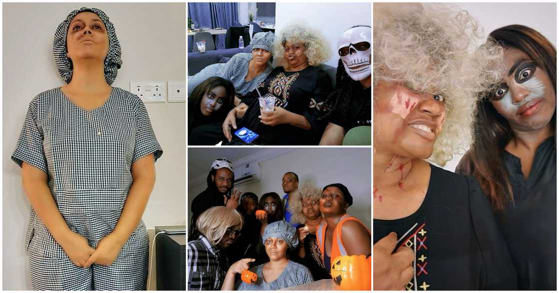 Nadia Buari and family Halloween Nadia Buari and family Halloween