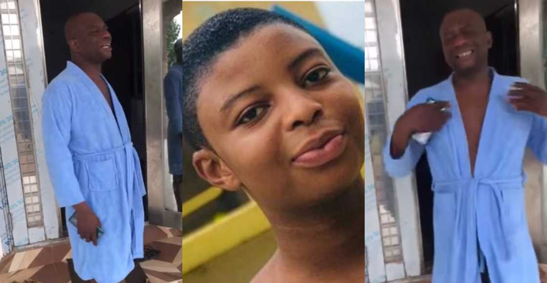 Williams Kyere: Father of JHS girl who allegedly committed suicide weeps like a baby in video Williams Kyere: Father of JHS girl who allegedly committed suicide weeps like a baby in video