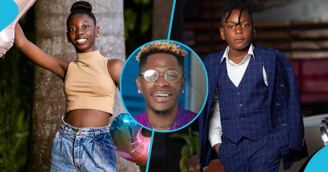 Shatta Wale flaunts his children online, calls them talented Shatta Wale flaunts his children online, calls them talented
