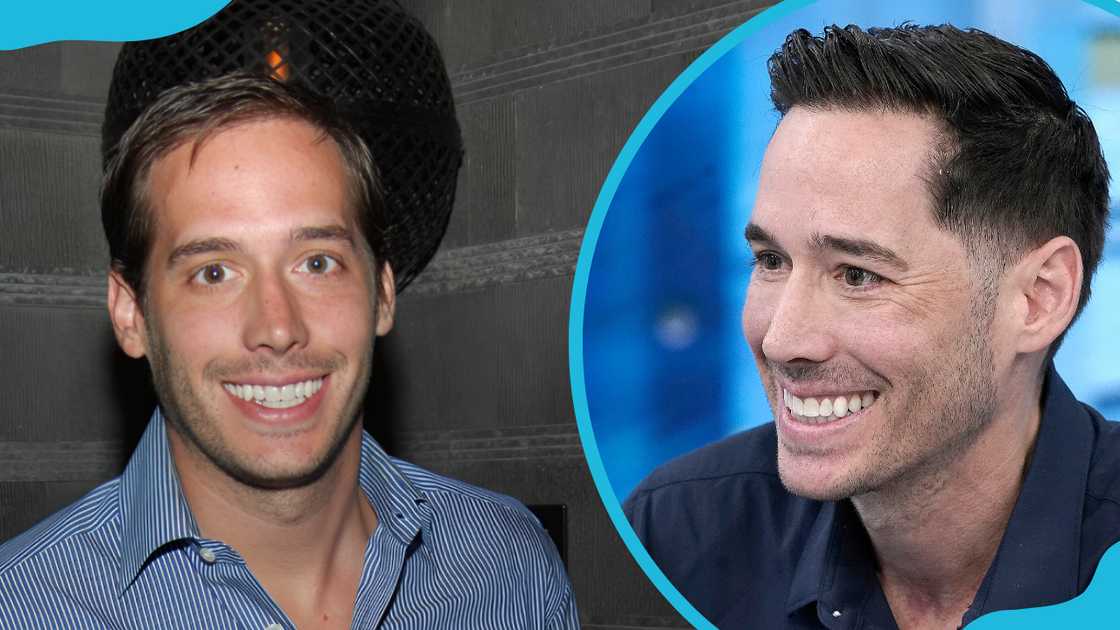 Carter Reum at LUAU (L). Carter visits The Claman Countdown (R) Carter Reum at LUAU (L). Carter visits The Claman Countdown (R)