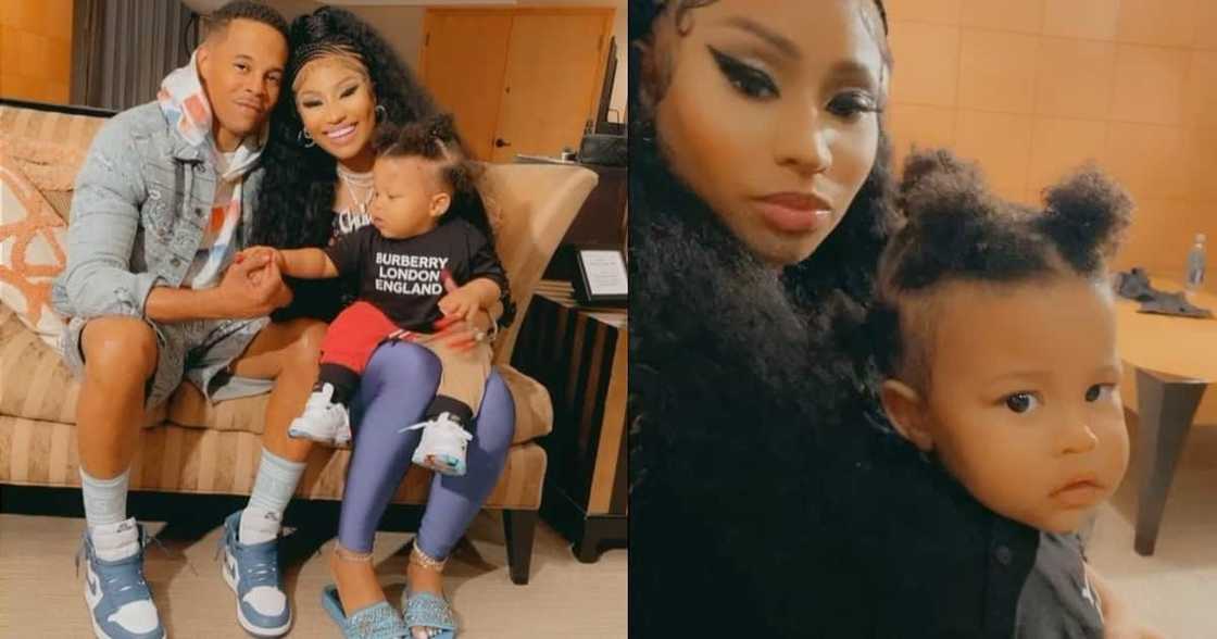 Nicki Minaj overjoyed after 11-year-old son speaks for the first son. Nicki Minaj overjoyed after 11-year-old son speaks for the first son.