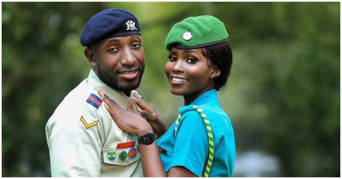 Ghanaian Ladies Crush On Handsome Military Man As Pre-Wedding Photos Drop. Ghanaian Ladies Crush On Handsome Military Man As Pre-Wedding Photos Drop.
