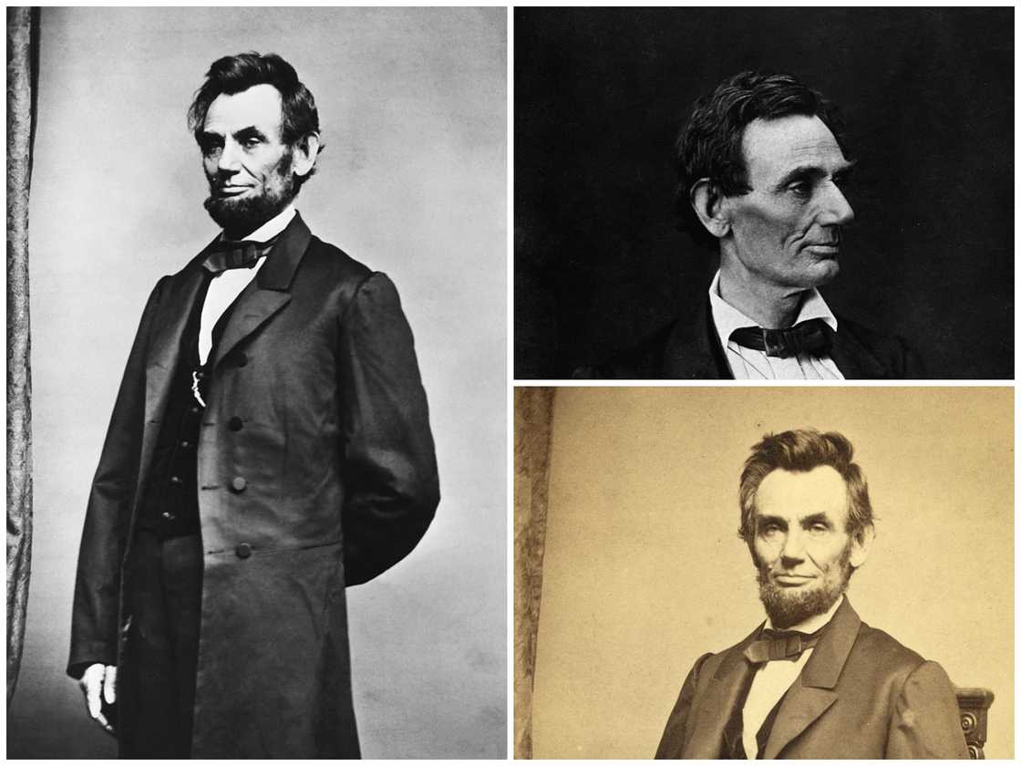 Abraham Lincoln with no beard