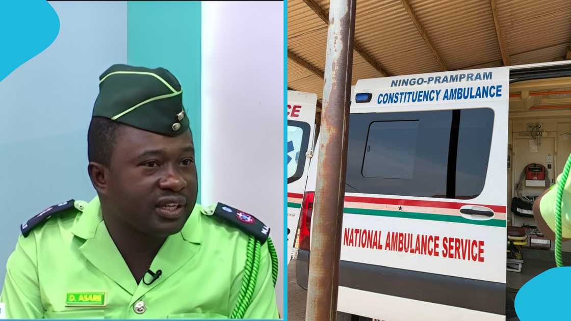 National Ambulance Service, Prank calls, Transport sick and injured, Daniel Asare, Regional Manager, Ghana's Ambulance Service, Emergency Medical Technicians.