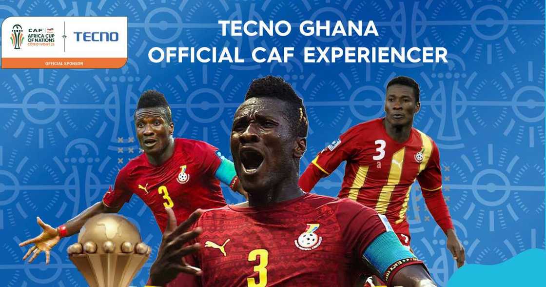 Asamoah Gyan becomes TECNO Ghana's official CAF experiencer. Asamoah Gyan becomes TECNO Ghana's official CAF experiencer.