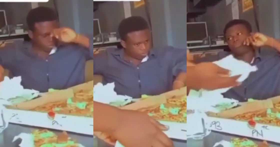 GH man gets angry after his date brought friends to spend all his money; video drops GH man gets angry after his date brought friends to spend all his money; video drops