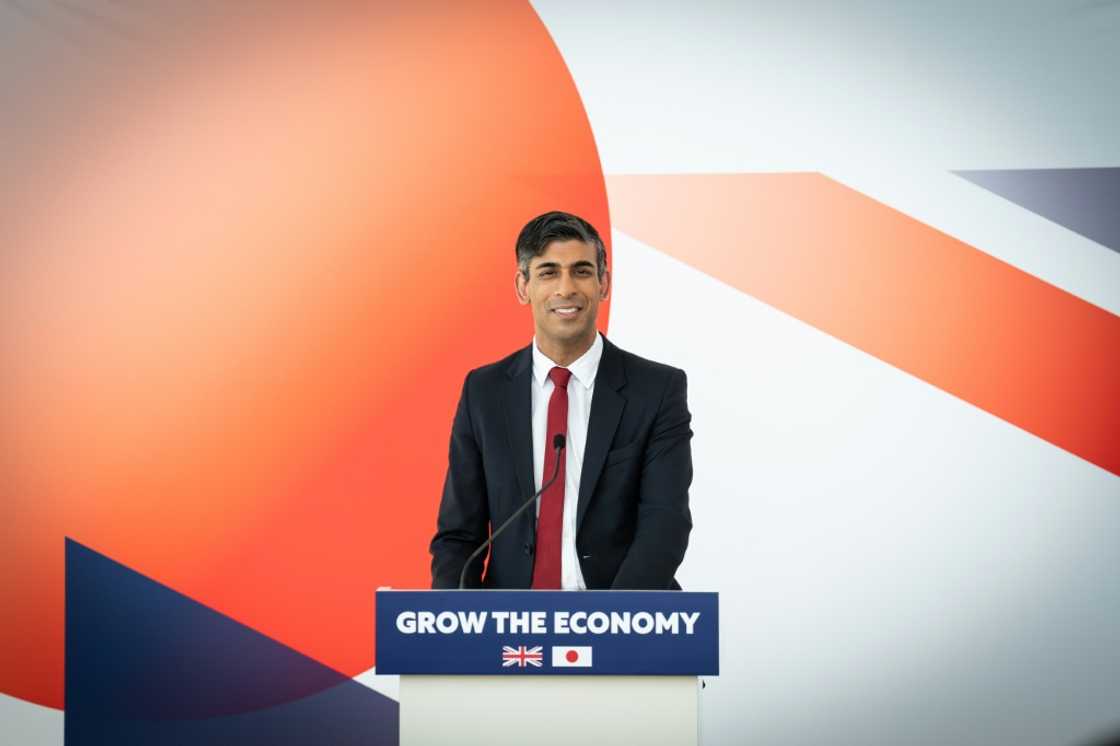 Rishi Sunak addressed business leaders at the Mori Art Museum in Tokyo Rishi Sunak addressed business leaders at the Mori Art Museum in Tokyo