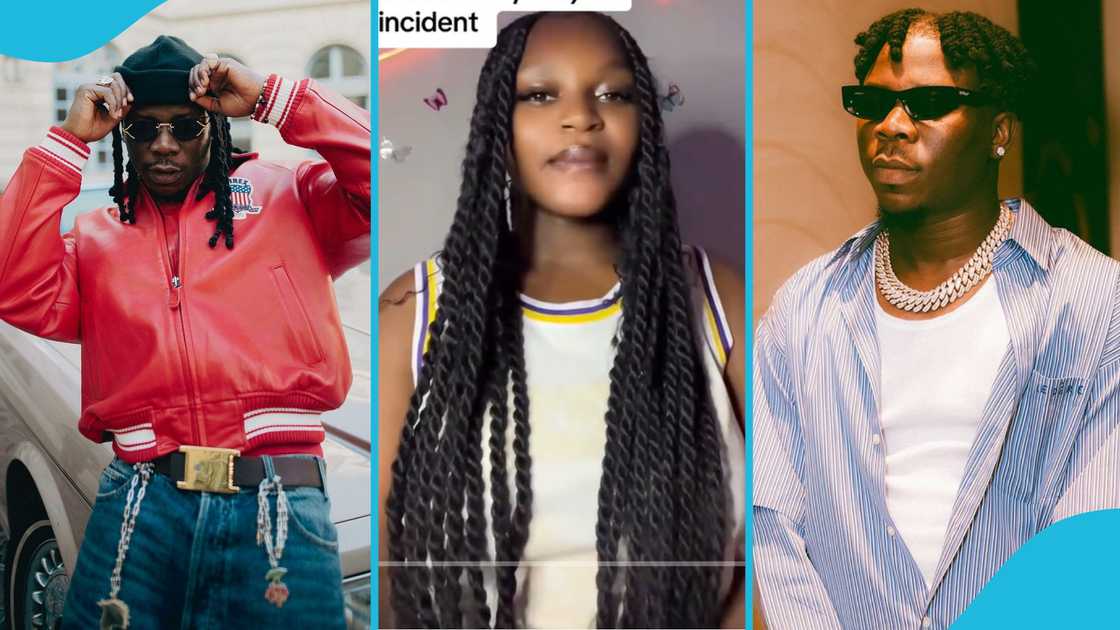 Stonebwoy, Stonebwoy's fan, Stonebwoy buys phone, Stonebwoy's music concert, Ejisu, Ghana Stonebwoy, Stonebwoy's fan, Stonebwoy buys phone, Stonebwoy's music concert, Ejisu, Ghana