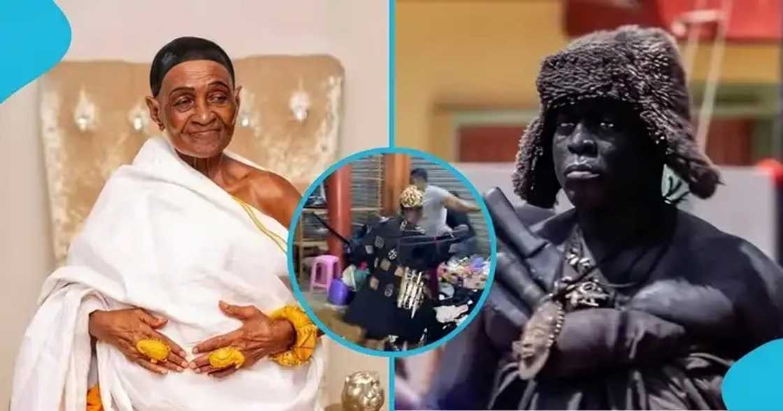 Otumfuo. Asantehene, Nana Osei Tutu II, Nana Konadu Yiadom III, Asantehemaa's death, Manhyia Palace, funeral rite, traditional executioners, Abrafoo Otumfuo. Asantehene, Nana Osei Tutu II, Nana Konadu Yiadom III, Asantehemaa's death, Manhyia Palace, funeral rite, traditional executioners, Abrafoo