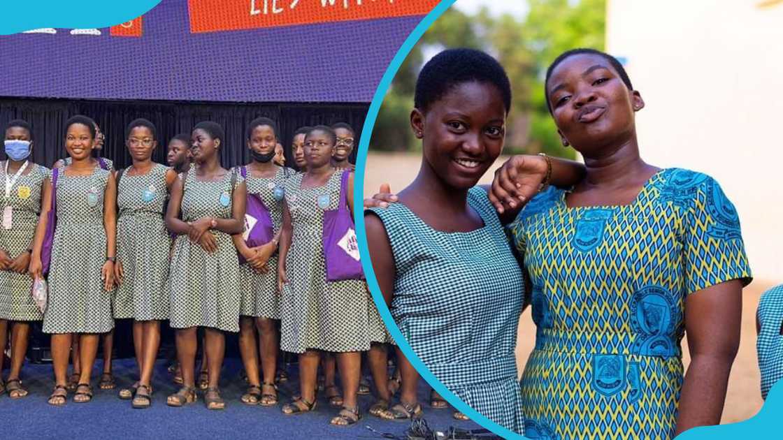 Accra Girls SHS students enjoying school activities Accra Girls SHS students enjoying school activities