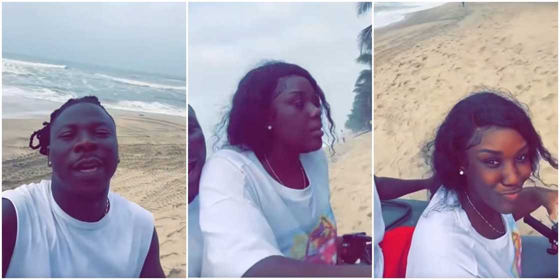 Stonebwoy and wife