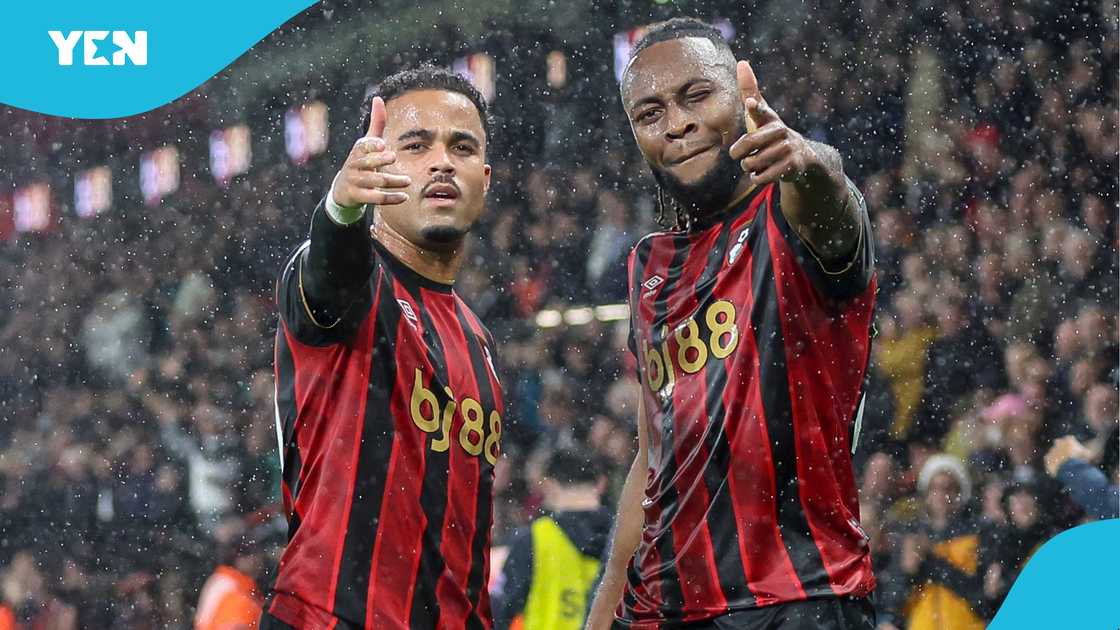 Antoine Semenyo, Semenyo nets brace, Semenyo scores solo goal, Semenyo scores Messi-like goal, Semenyo named in Ghana squad, Semenyo scores for Bournemouth, 2026 World Cup Qualifier.