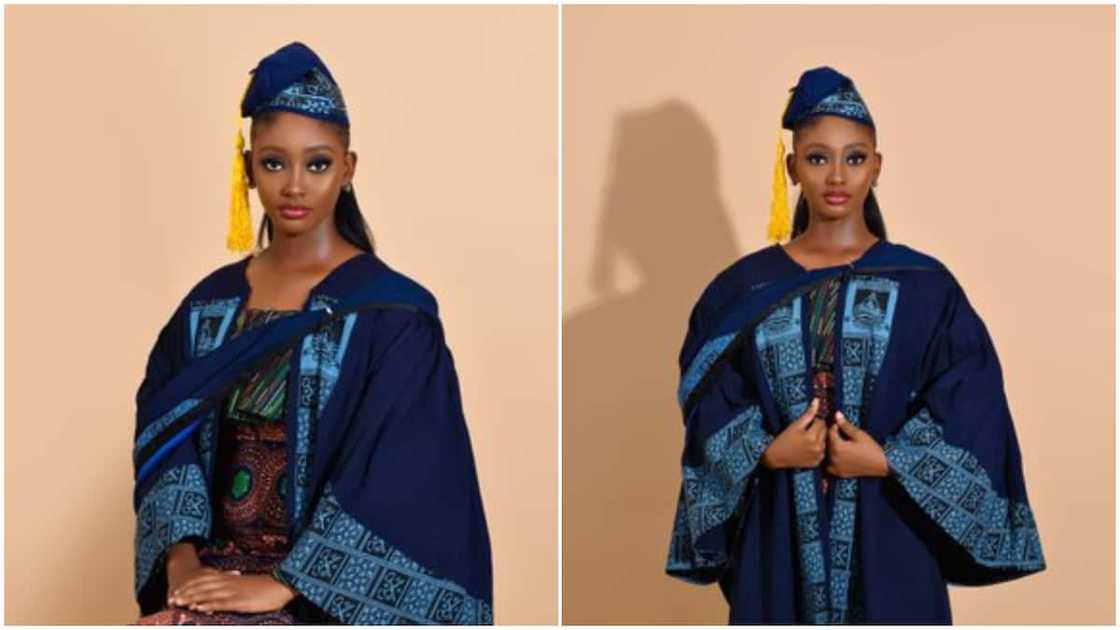 She spent two years in 100 level. She spent two years in 100 level.