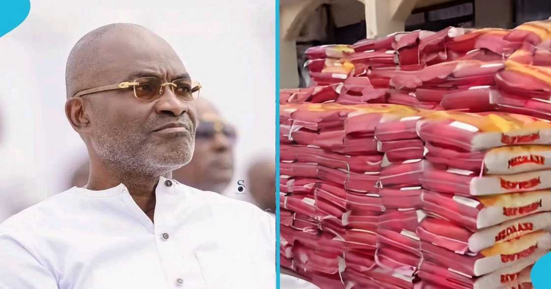 Kennedy Ohene Agyapong, former MP, Assin Central, Eid-ul-Fitr celebration, donations, bags of rice. Kennedy Ohene Agyapong, former MP, Assin Central, Eid-ul-Fitr celebration, donations, bags of rice.