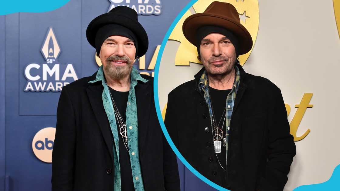 Billy Bob Thornton at The 58th Annual CMA Awards (L) and the Paramount Golden Globe Nominee Celebration ceremony (R) Billy Bob Thornton at The 58th Annual CMA Awards (L) and the Paramount Golden Globe Nominee Celebration ceremony (R)