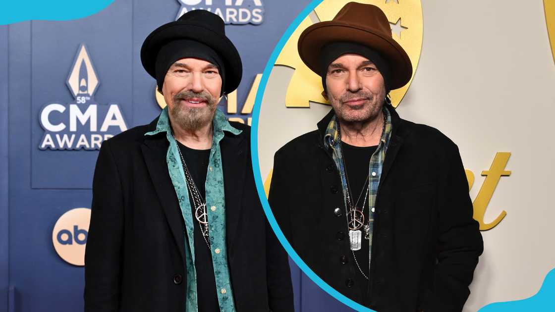 Billy Bob Thornton at The 58th Annual CMA Awards (L) and the Paramount Golden Globe Nominee Celebration ceremony (R)