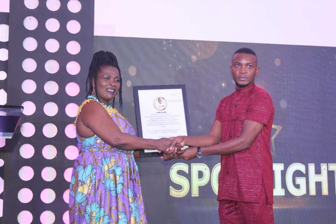 Van Calebs honoured at Spotlight Awards