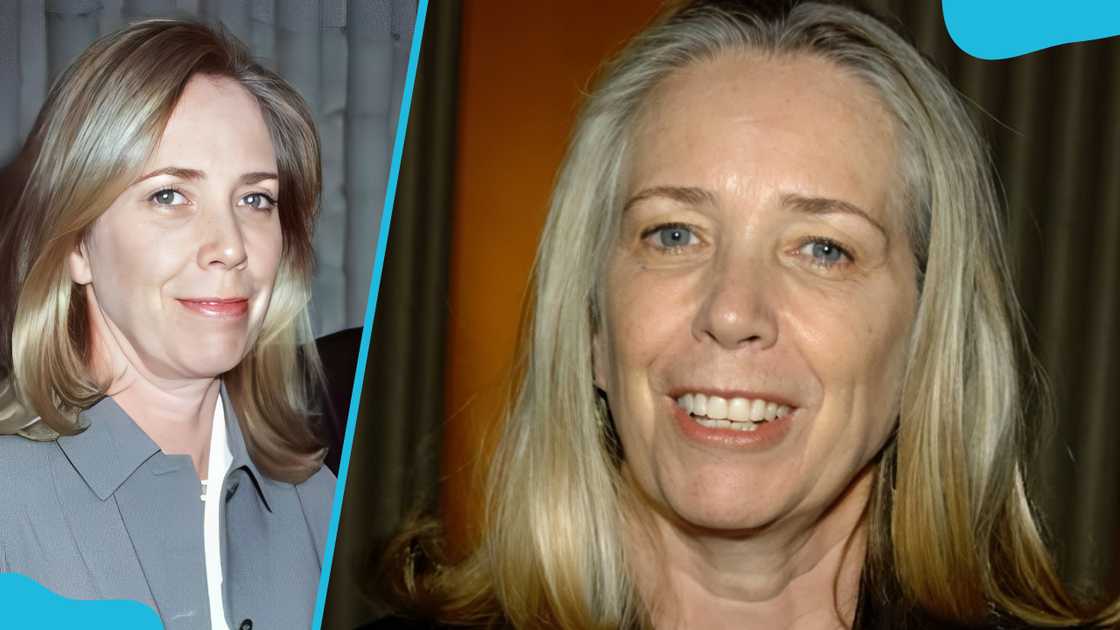 Mary Marquardt poses for a photo (L). Mary is smiling (R) Mary Marquardt poses for a photo (L). Mary is smiling (R)