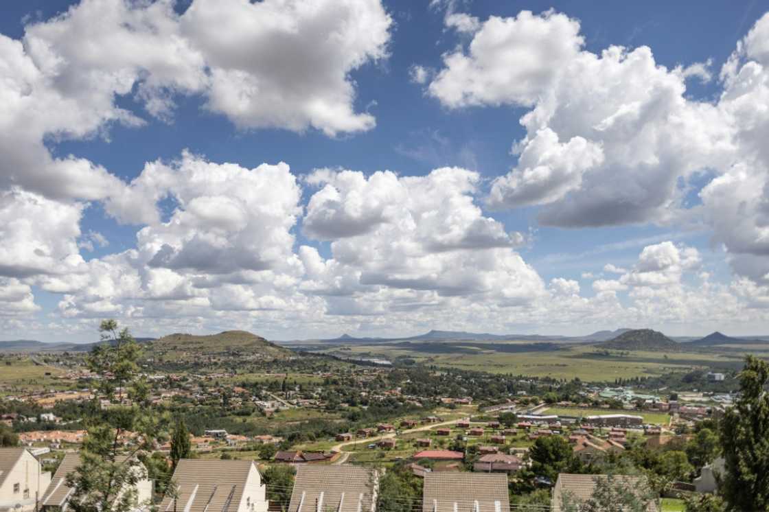 An aereal view of Lesotho's capital Maseru An aereal view of Lesotho's capital Maseru